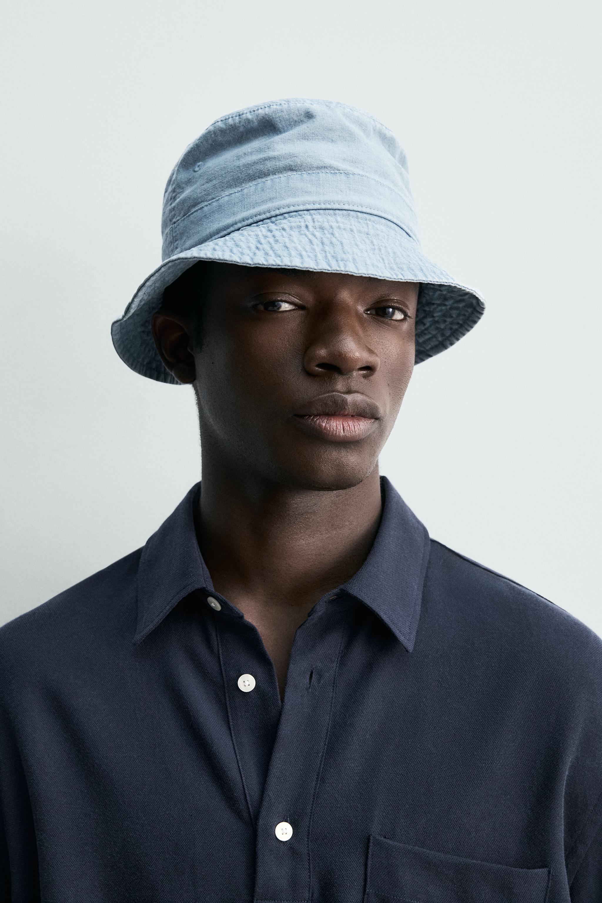 COTTON CHAMBRAY BUCKET HAT